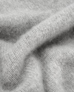 Fishtail Shaggy Jumper - Silver