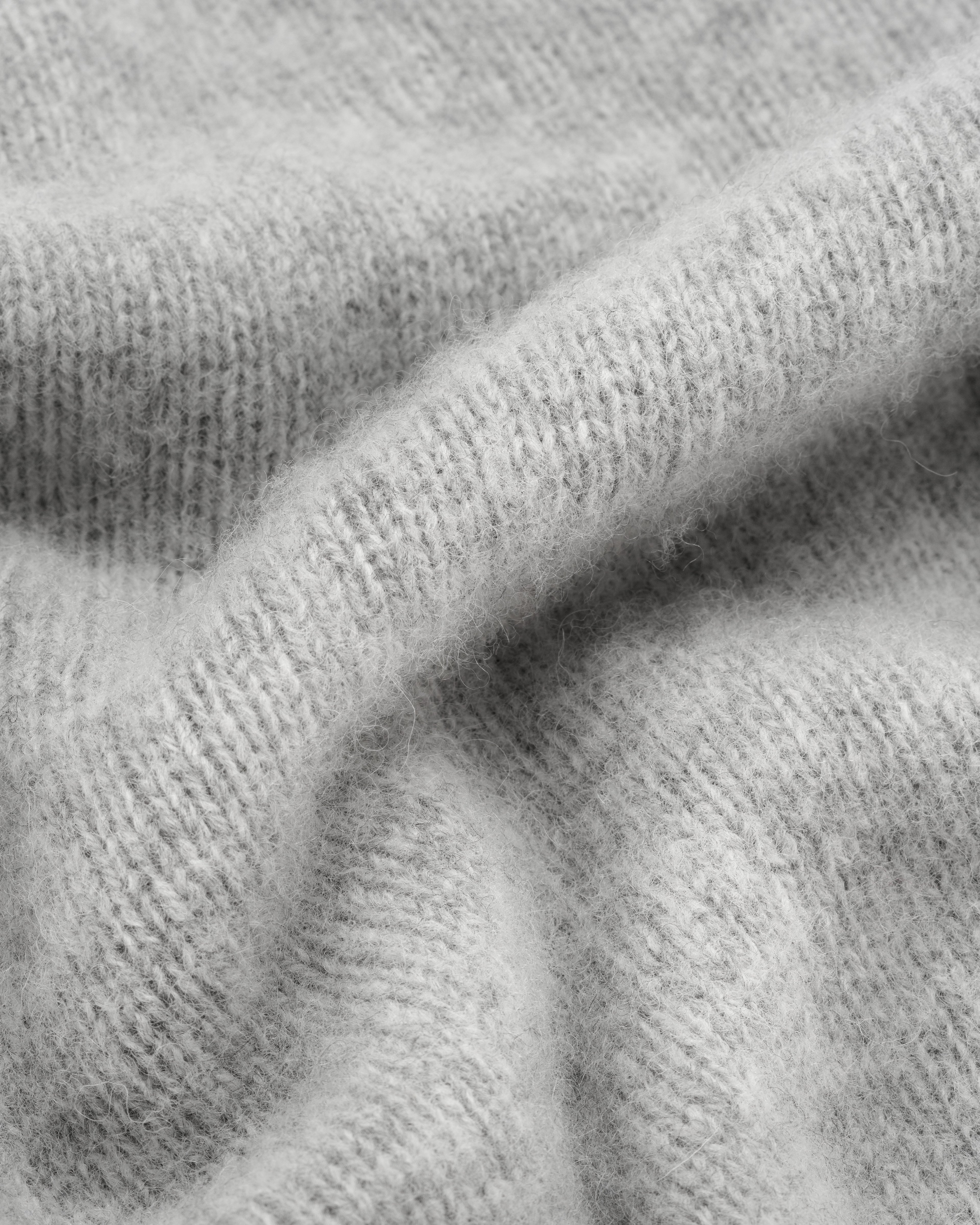 Fishtail Shaggy Jumper - Silver