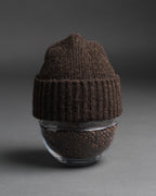 Fishtail Shaggy Beanie - Brown