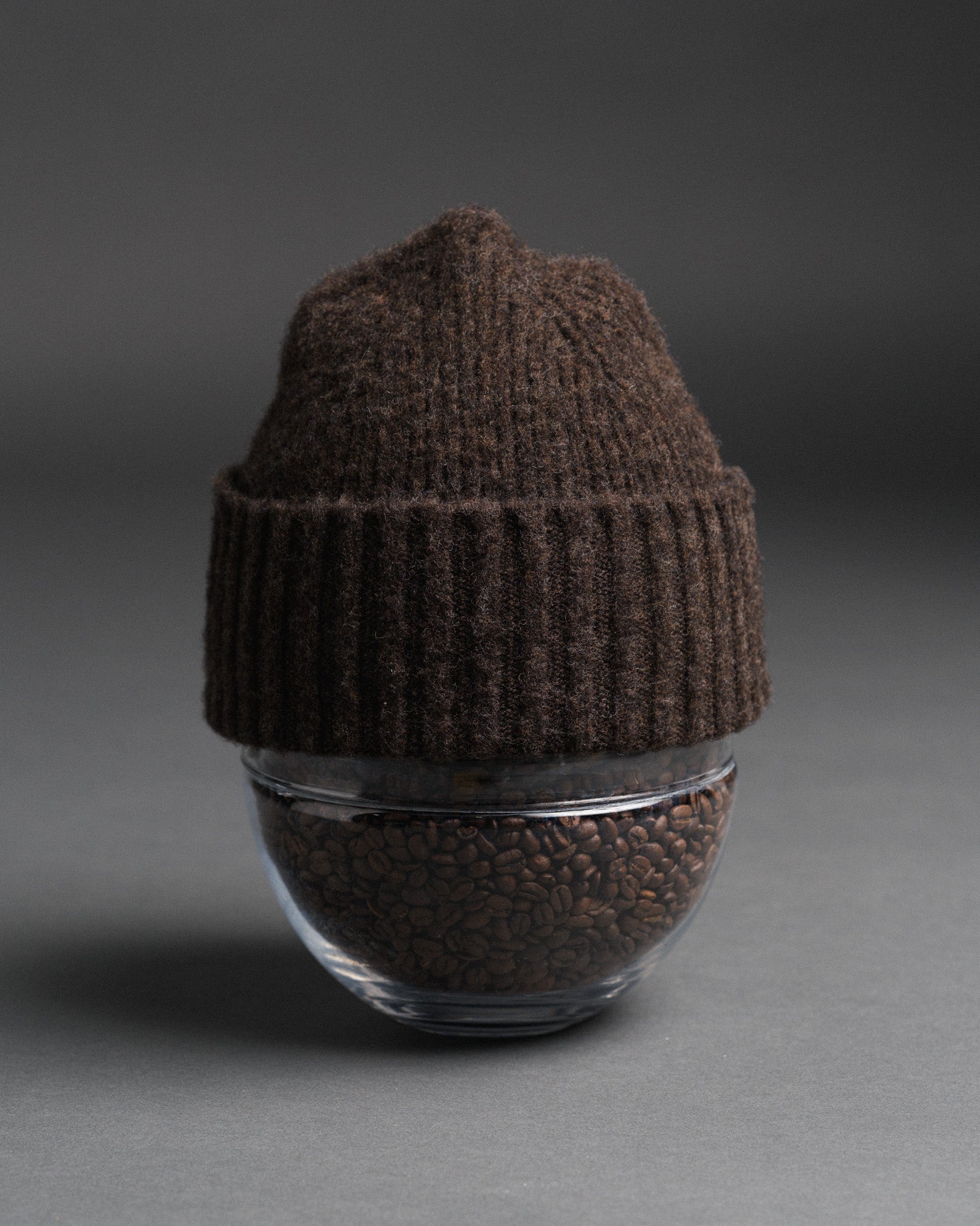 Fishtail Shaggy Beanie - Brown