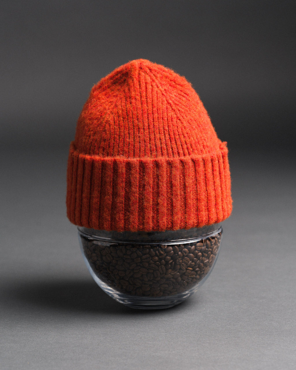 Fishtail Shaggy Beanie - Rust