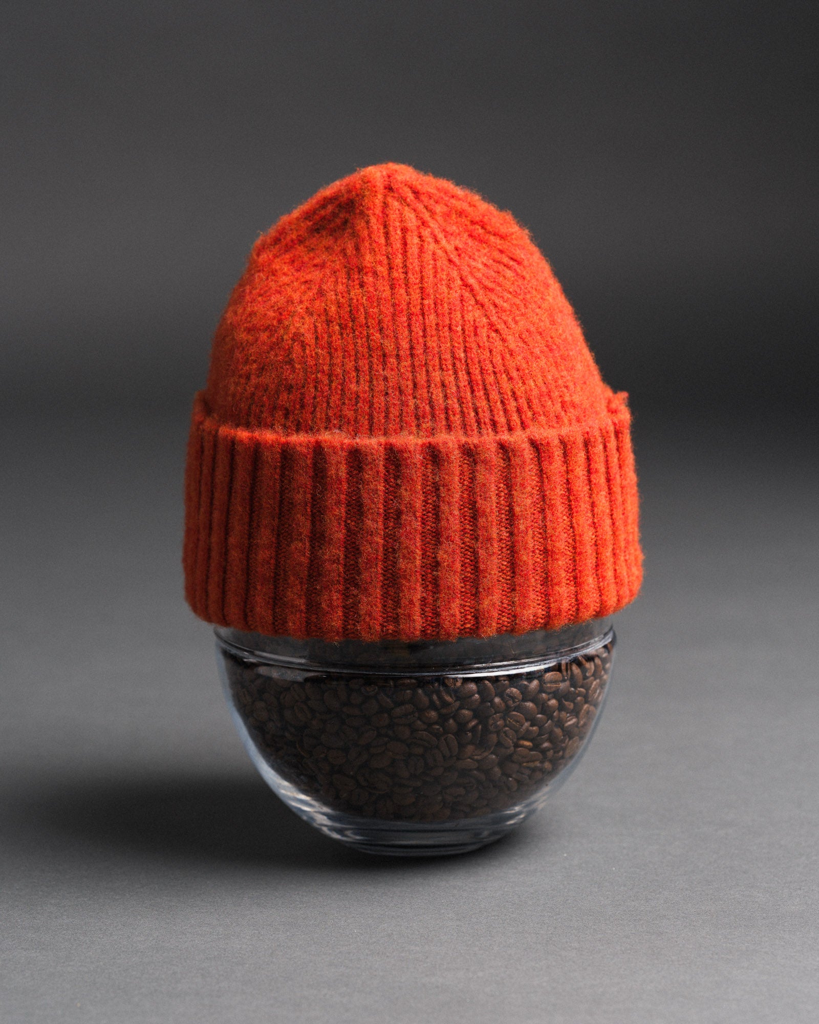 Fishtail Shaggy Beanie - Rust