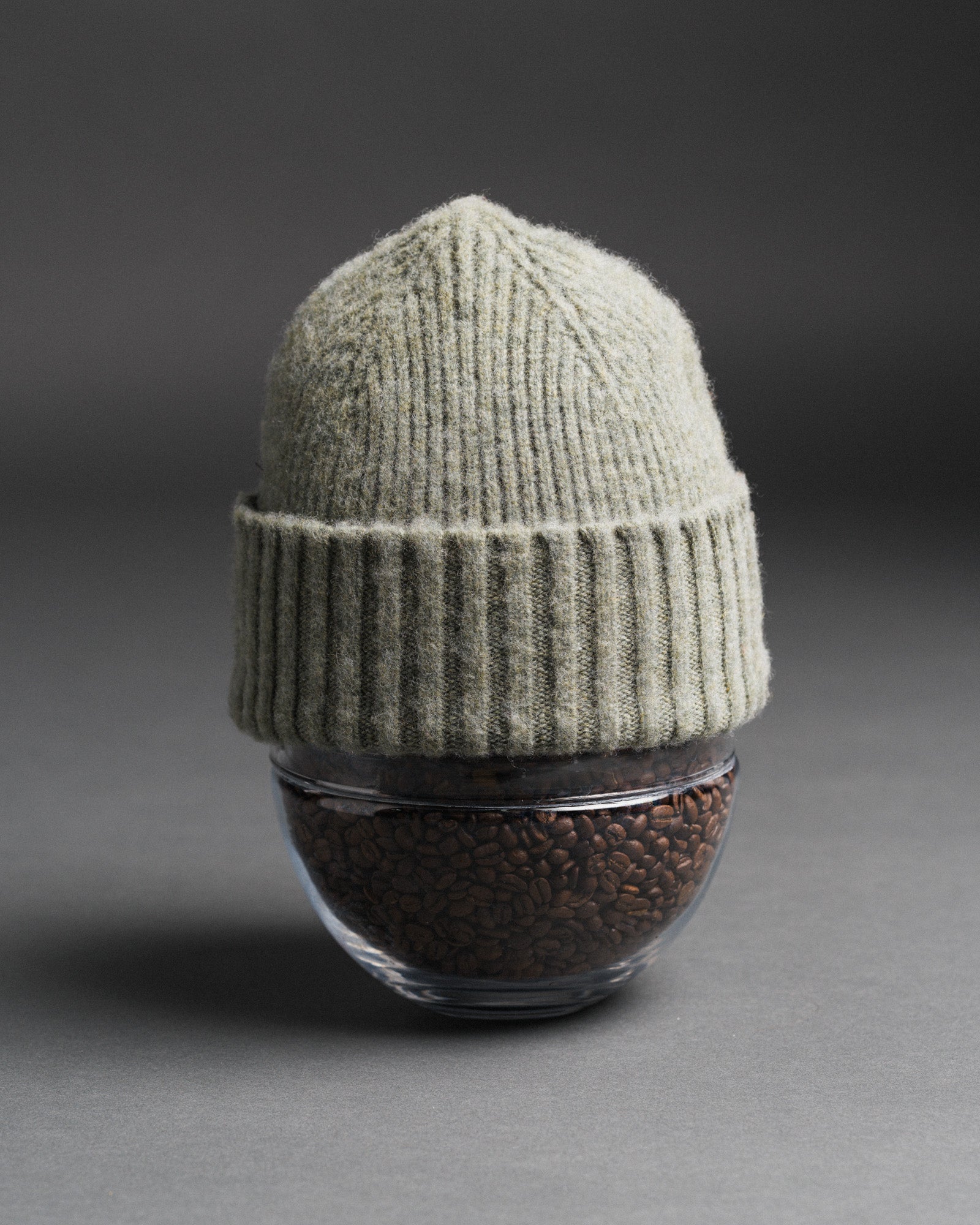 Fishtail Shaggy Beanie - Sage