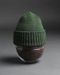 Fishtail Shaggy Beanie - Olive