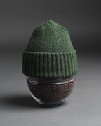Fishtail Shaggy Beanie - Olive
