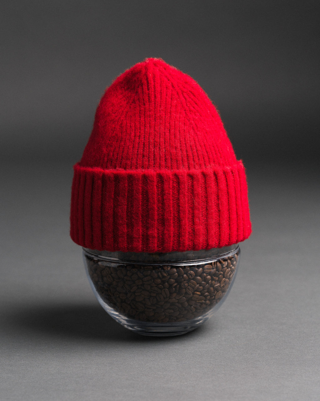 Fishtail Shaggy Beanie - Red