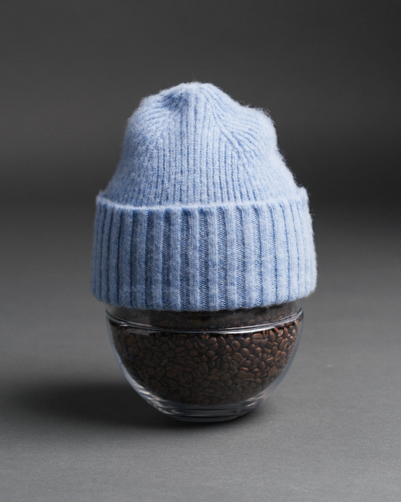 Fishtail Shaggy Beanie - Sky