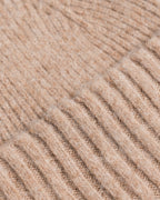 Fishtail Shaggy Beanie - Camel