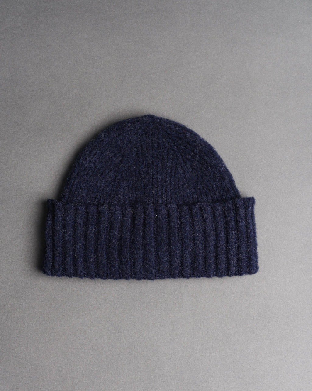 Fishtail Shaggy Beanie - Navy