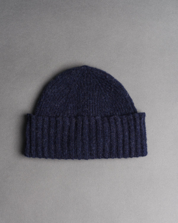 Shaggy beanie - navy