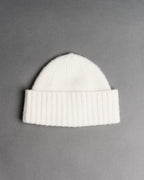 Fishtail Shaggy Beanie - Ecru