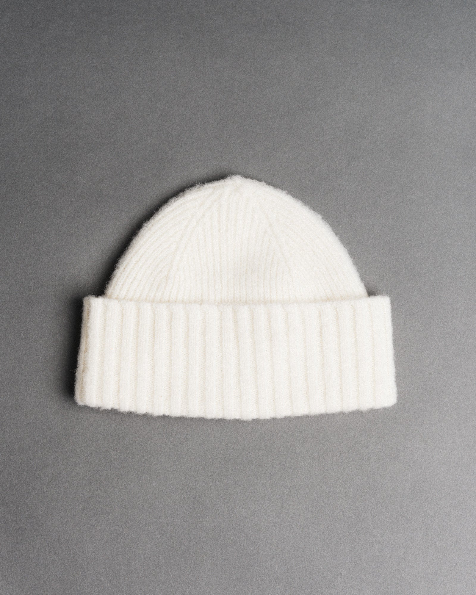 Fishtail Shaggy Beanie - Ecru