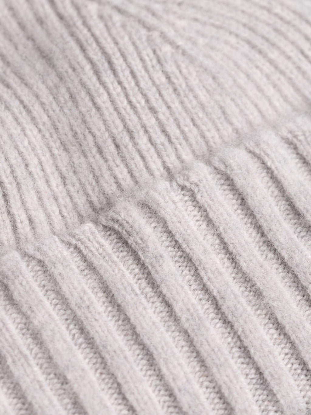 Fishtail Shaggy Beanie - Cloud