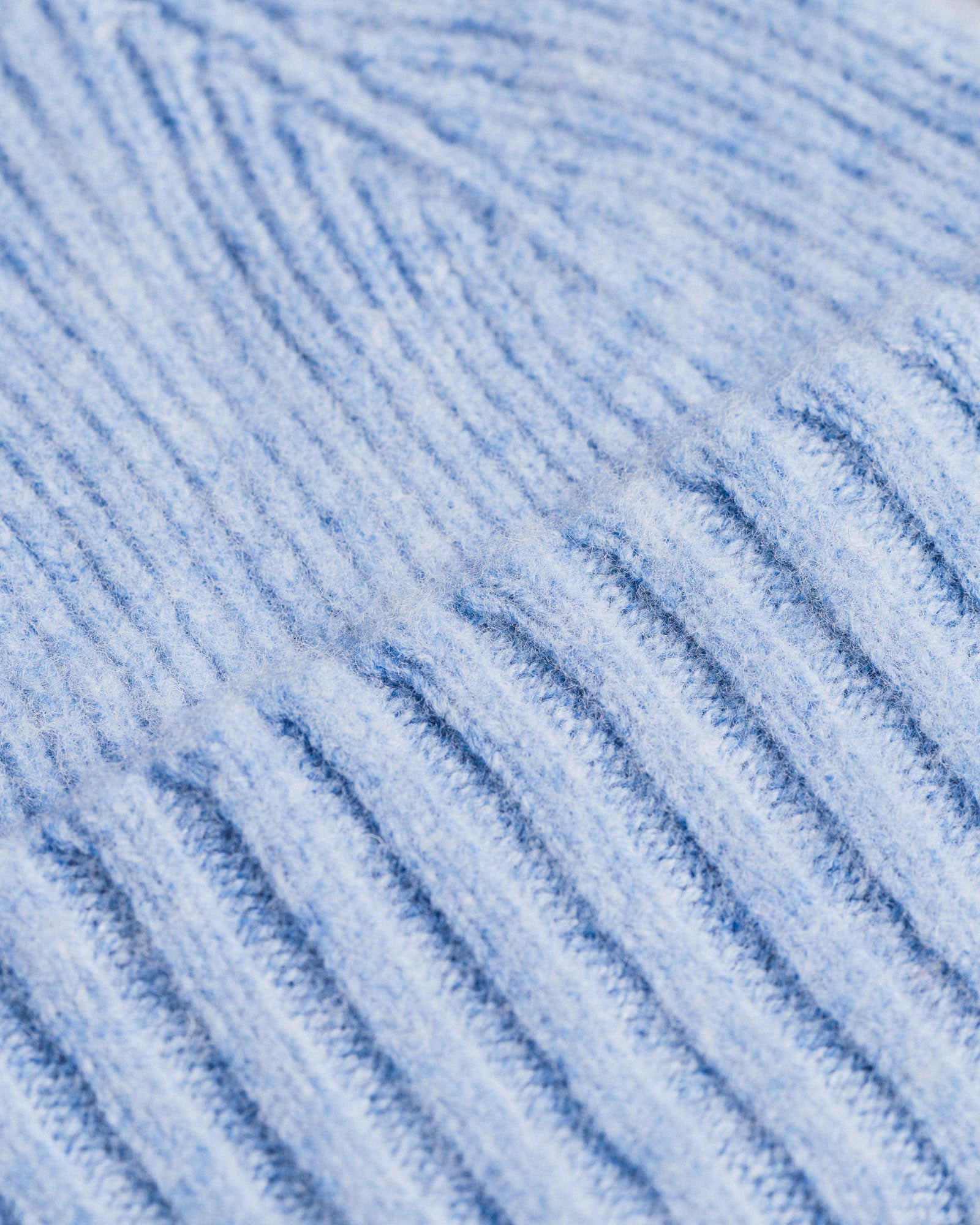 Fishtail Shaggy Beanie - Sky