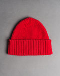Shaggy beanie - red