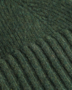 Fishtail Shaggy Beanie - Olive