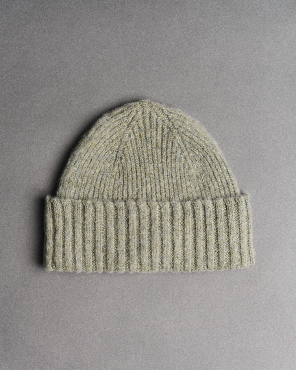 Fishtail Shaggy Beanie - Sage