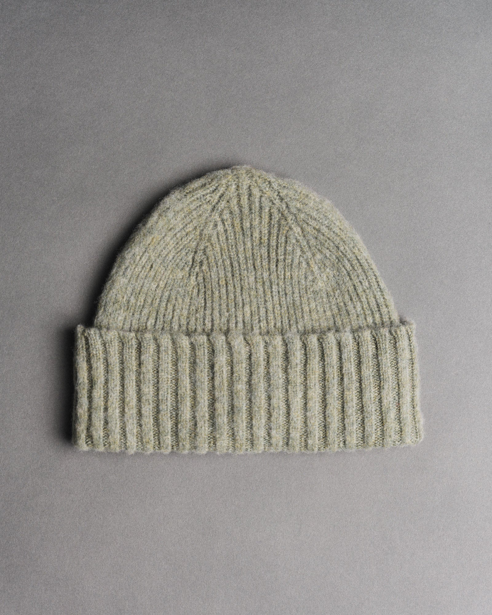 Fishtail Shaggy Beanie - Sage