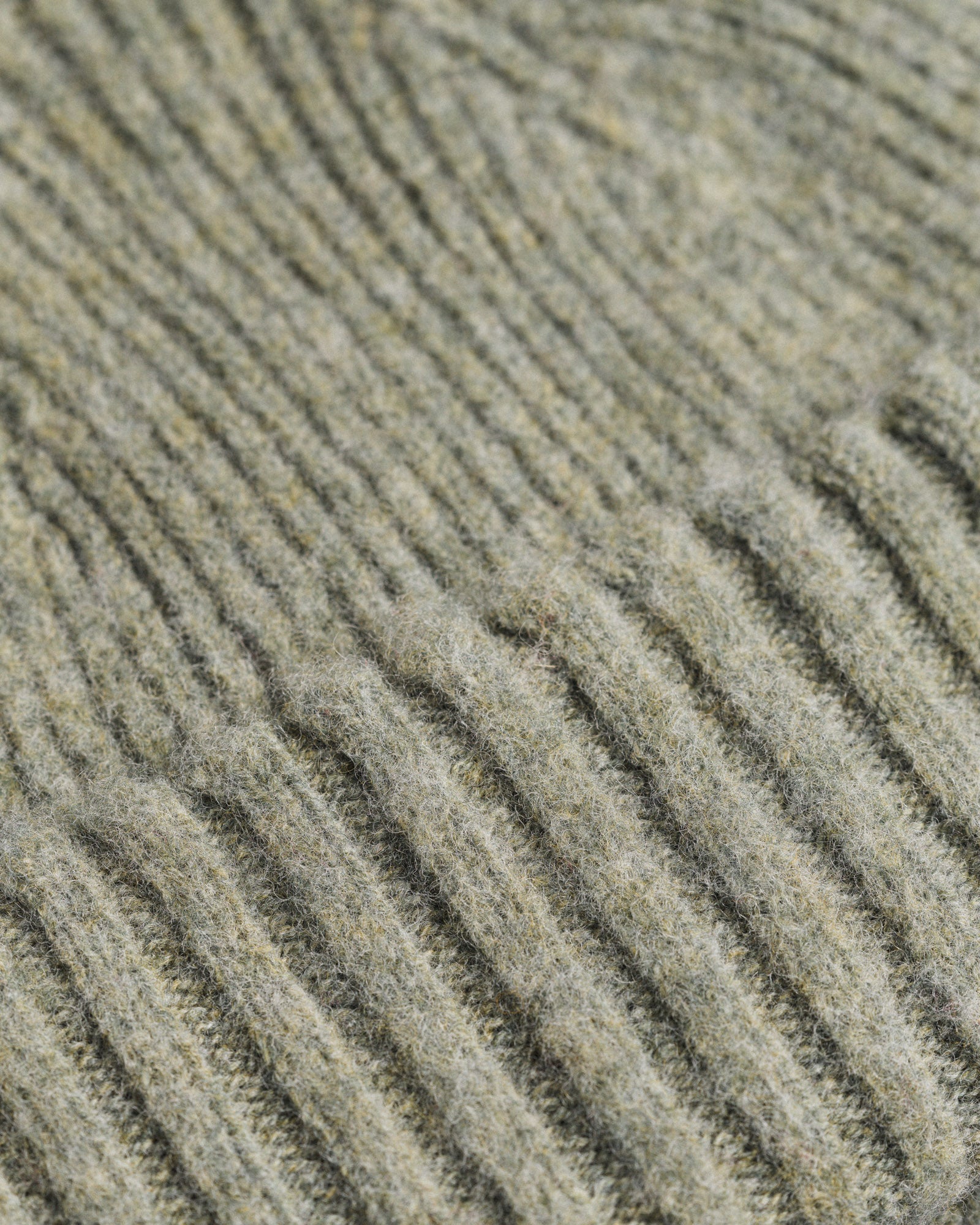 Fishtail Shaggy Beanie - Sage