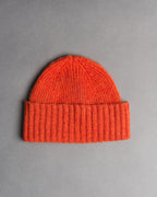 Fishtail Shaggy Beanie - Rust