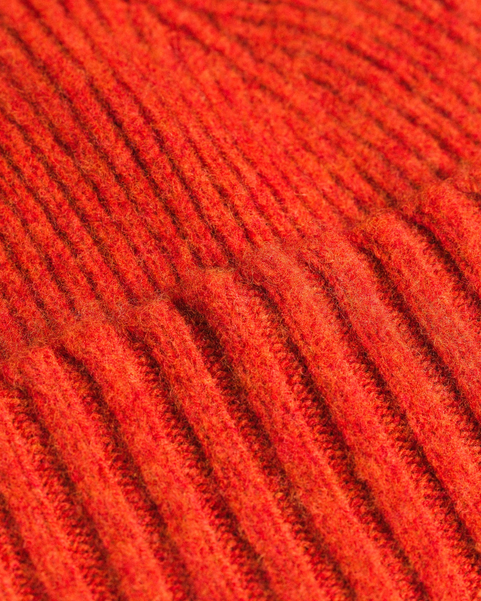 Fishtail Shaggy Beanie - Rust