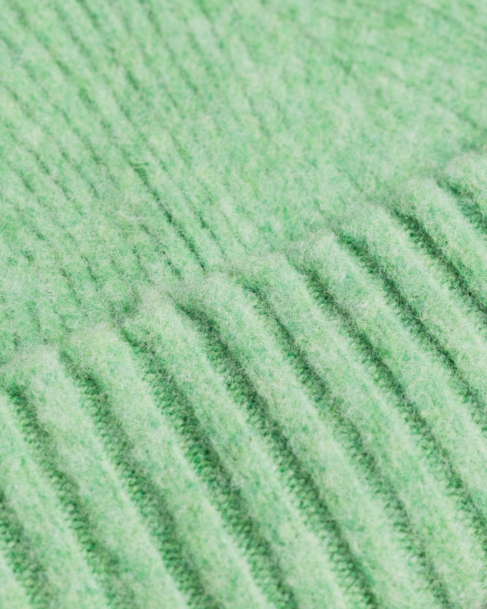 Fishtail Shaggy Beanie - Mint