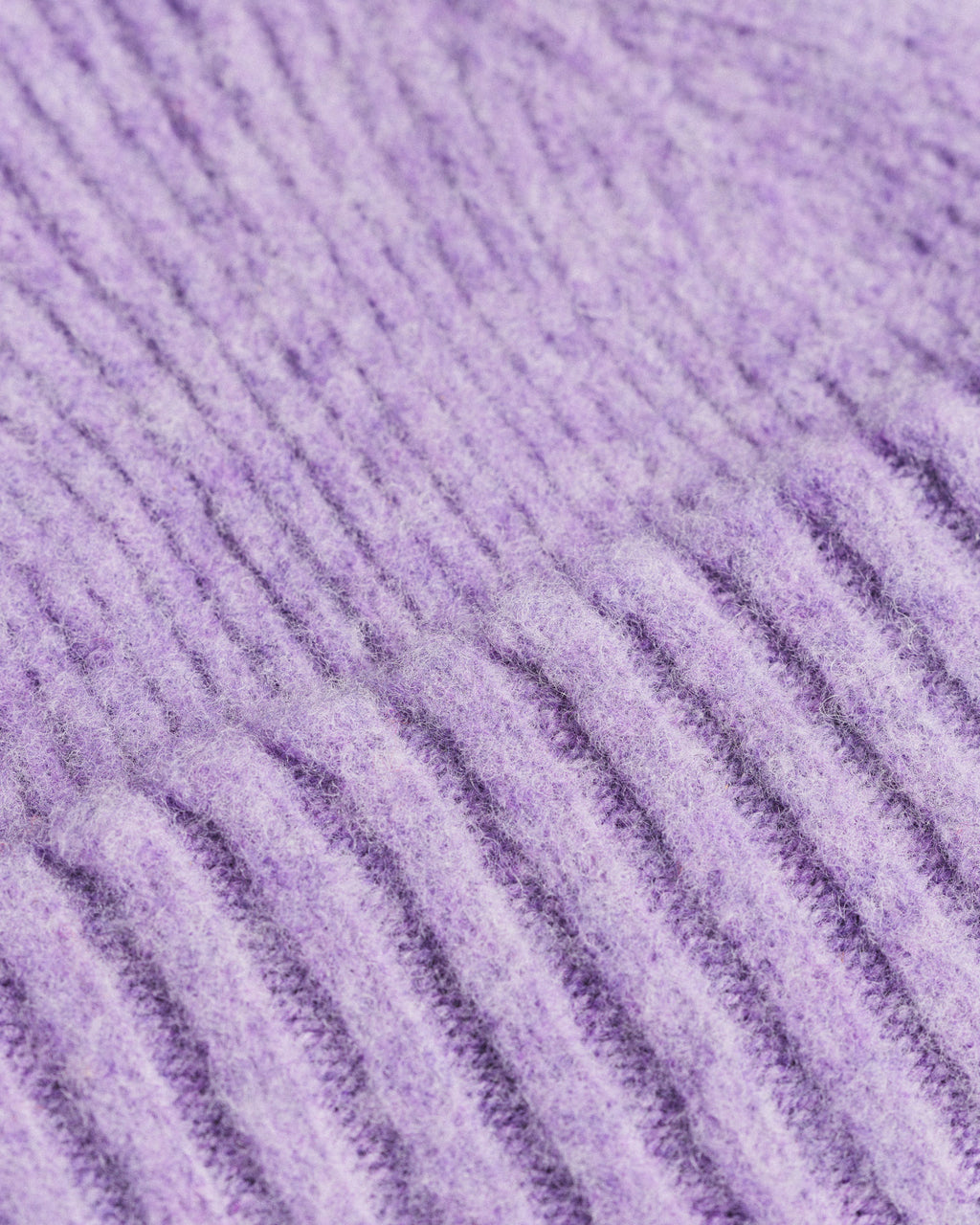 Fishtail Shaggy Beanie - Lilac