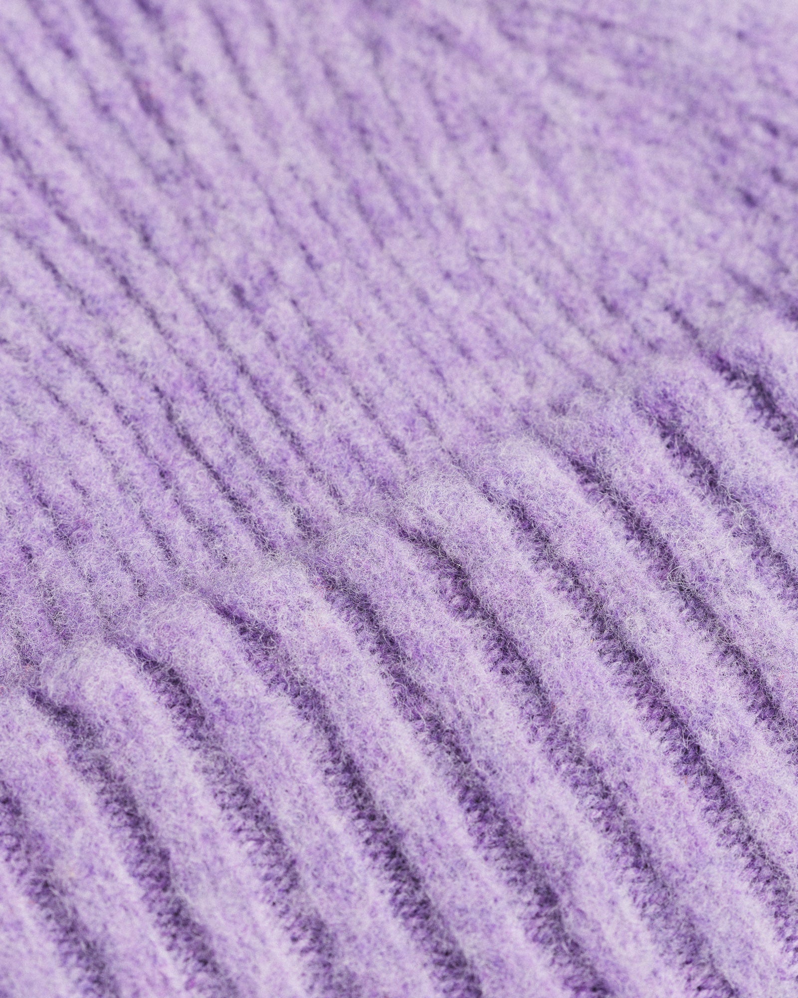 Fishtail Shaggy Beanie - Lilac