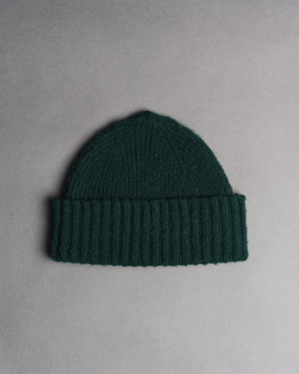Fishtail Shaggy Beanie - Bottle Green