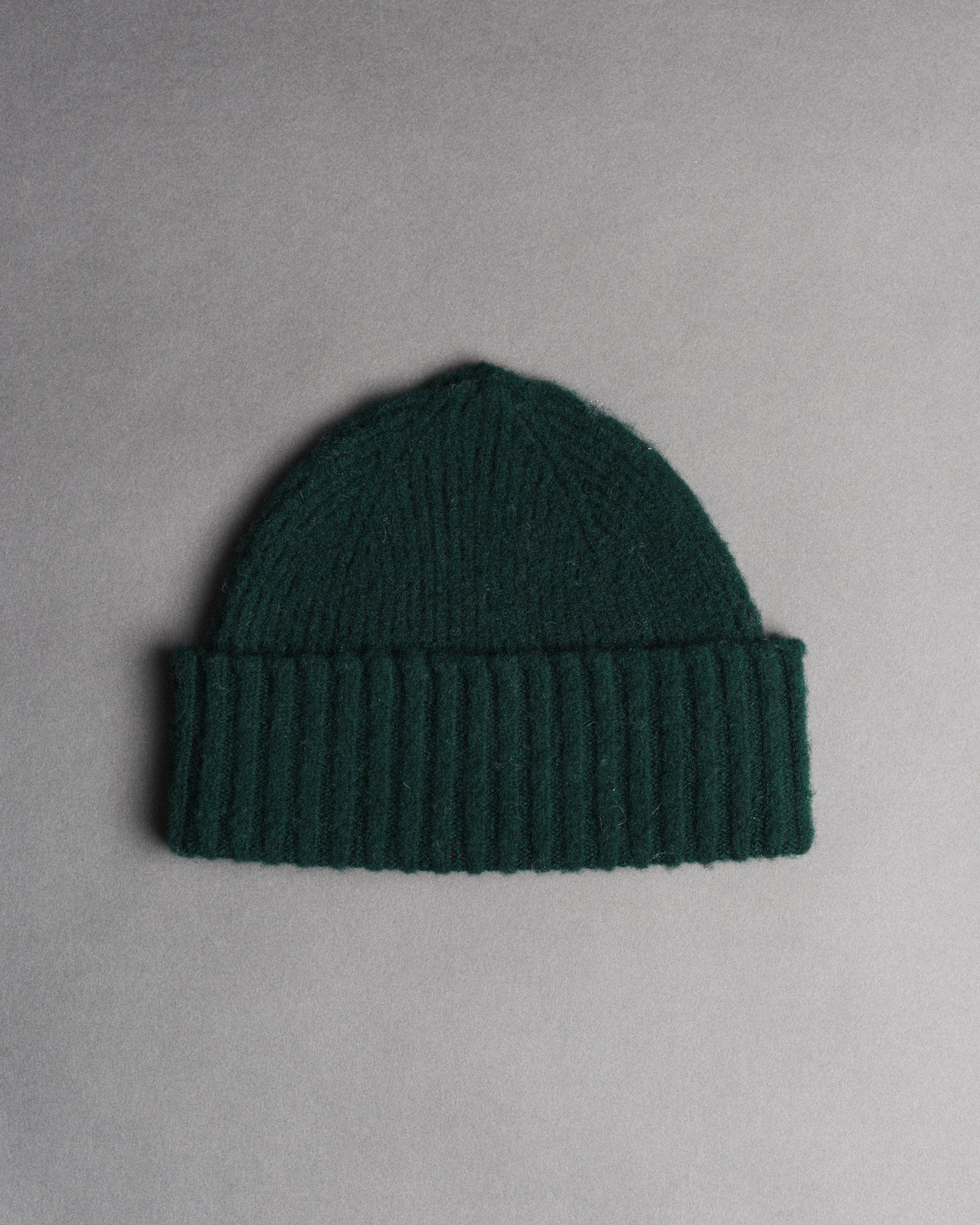 Fishtail Shaggy Beanie - Bottle Green