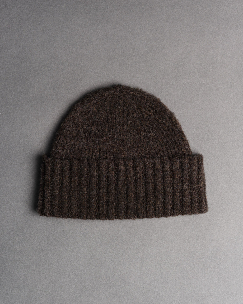 Fishtail Shaggy Beanie - Brown