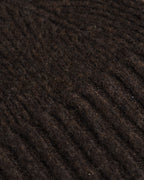 Fishtail Shaggy Beanie - Brown