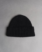Fishtail Shaggy Beanie - Black