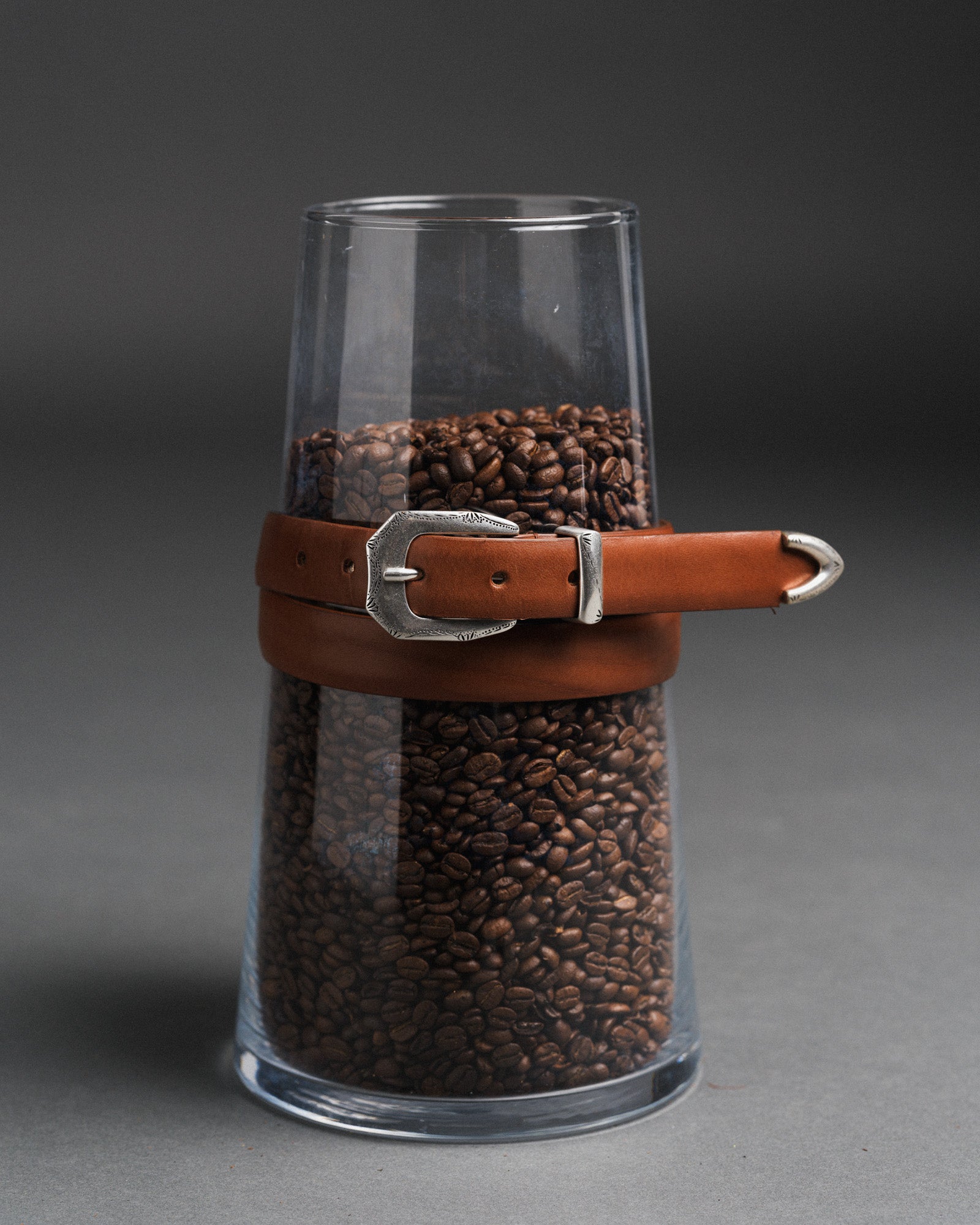 Mancini x Fishtail leather belt