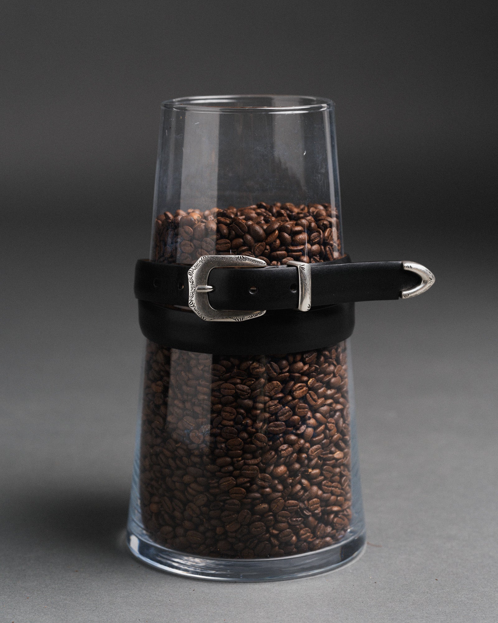 Mancini x Fishtail leather belt