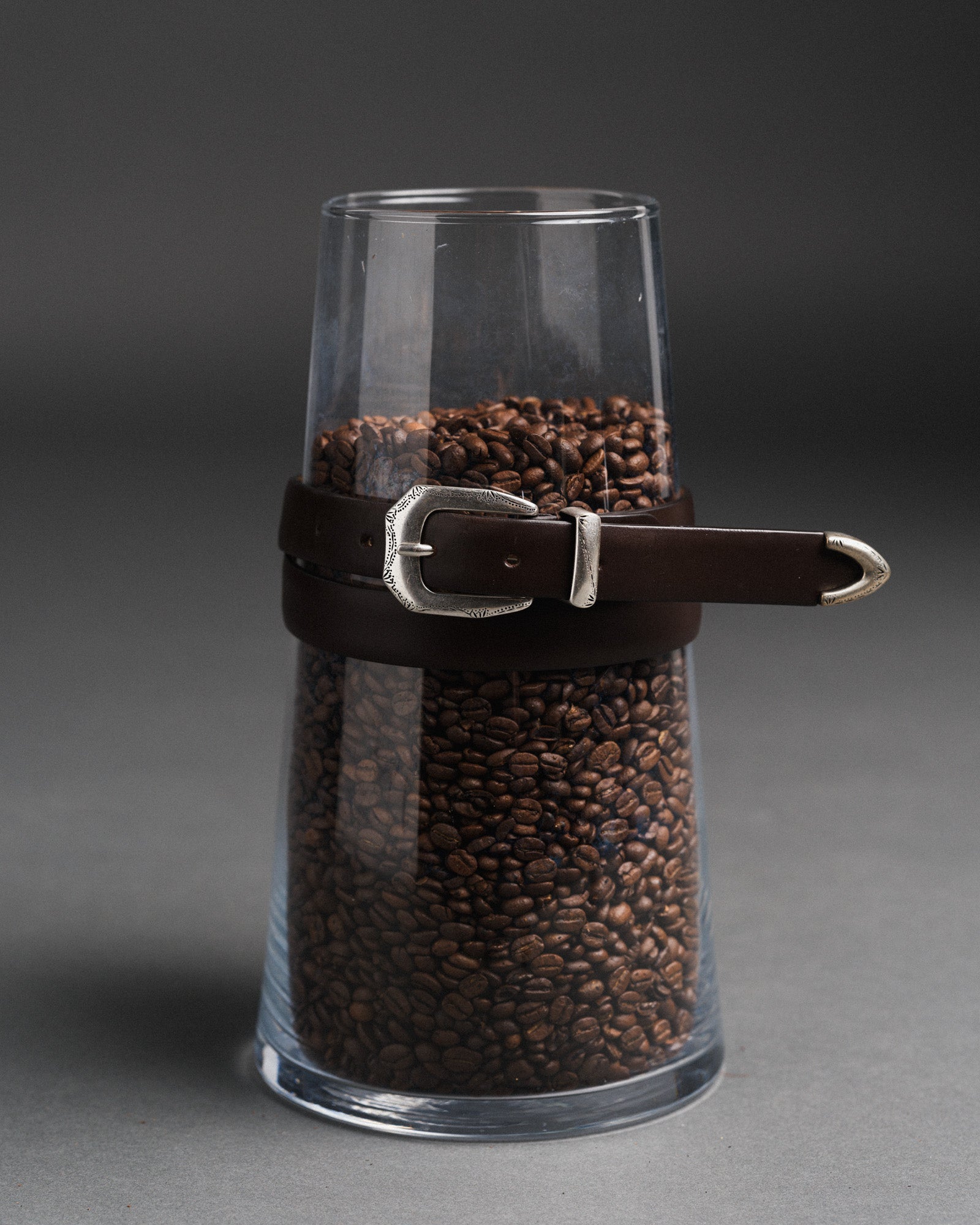 Mancini x Fishtail leather belt