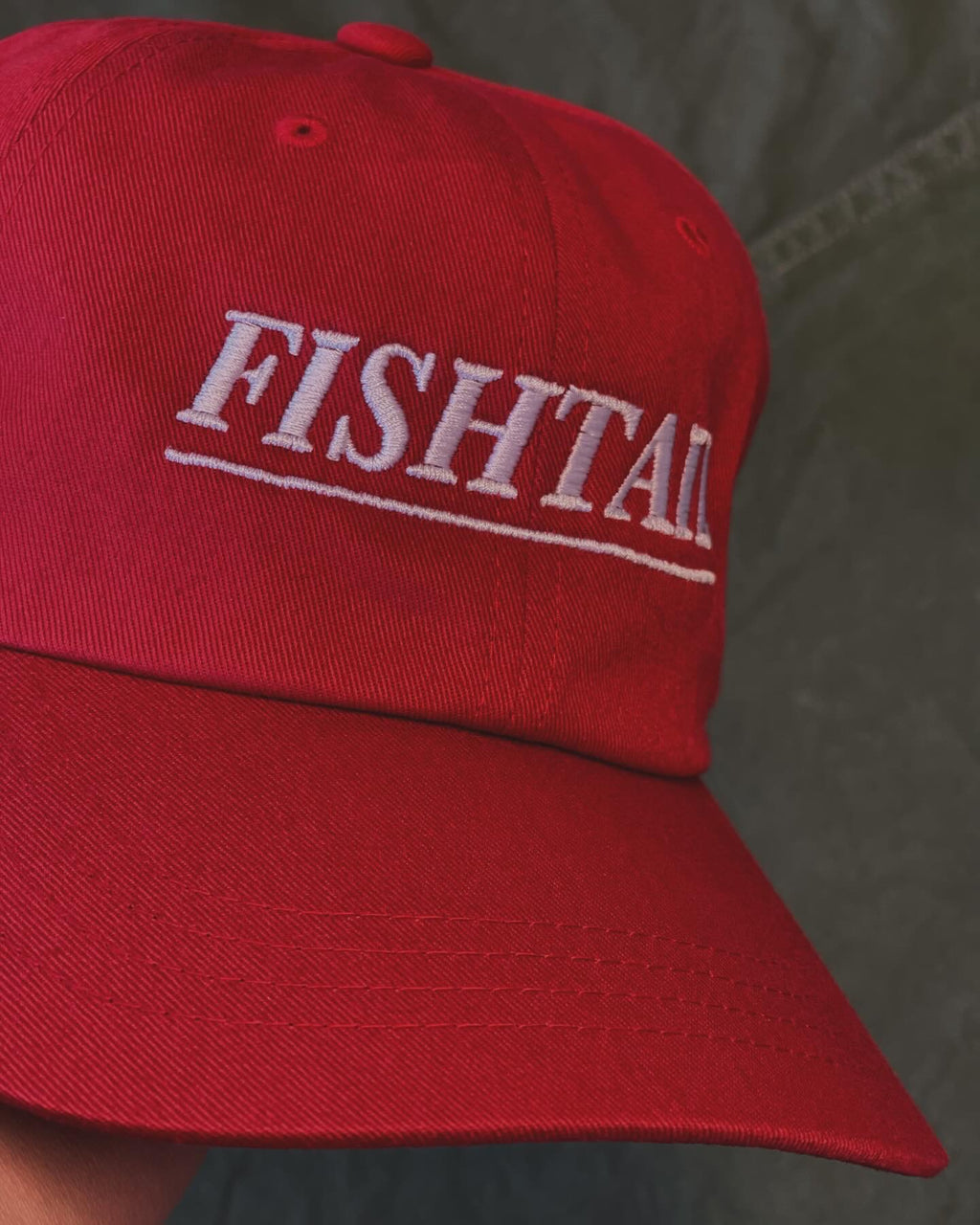 Fishtail Nordic Wash Cap - Red