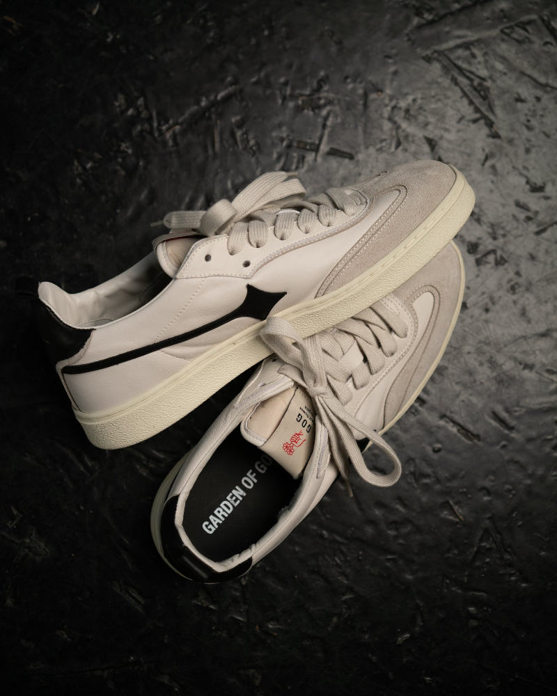 Fishtail x Garden of god Earth off white and black