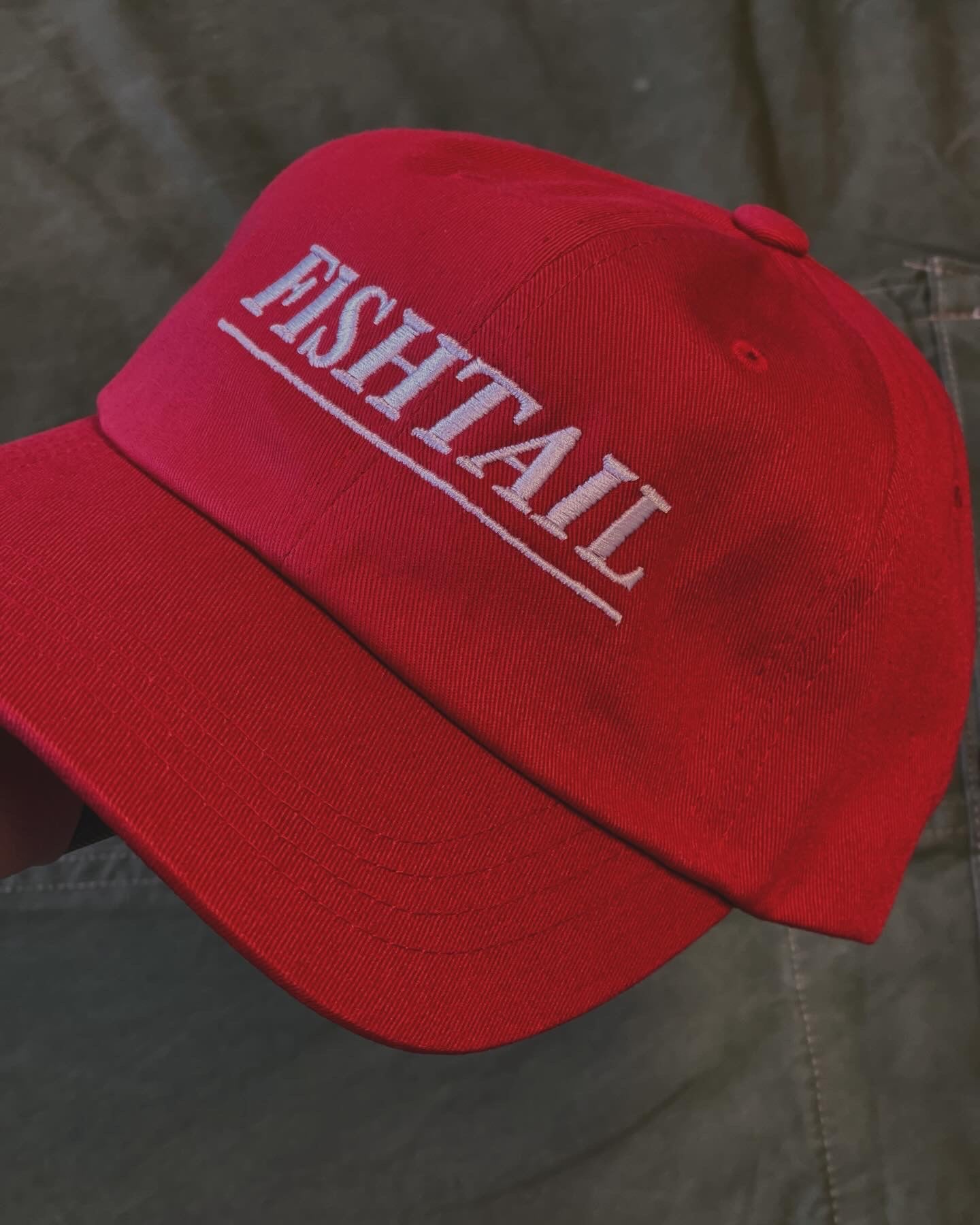 Fishtail Nordic Wash Cap - Red
