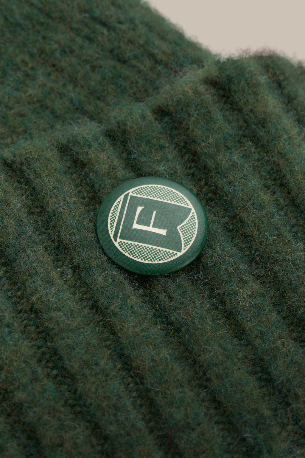 Fishtail Shaggy Beanie - Olive