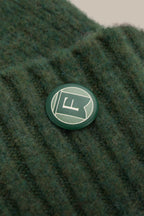 Fishtail Shaggy Beanie - Olive