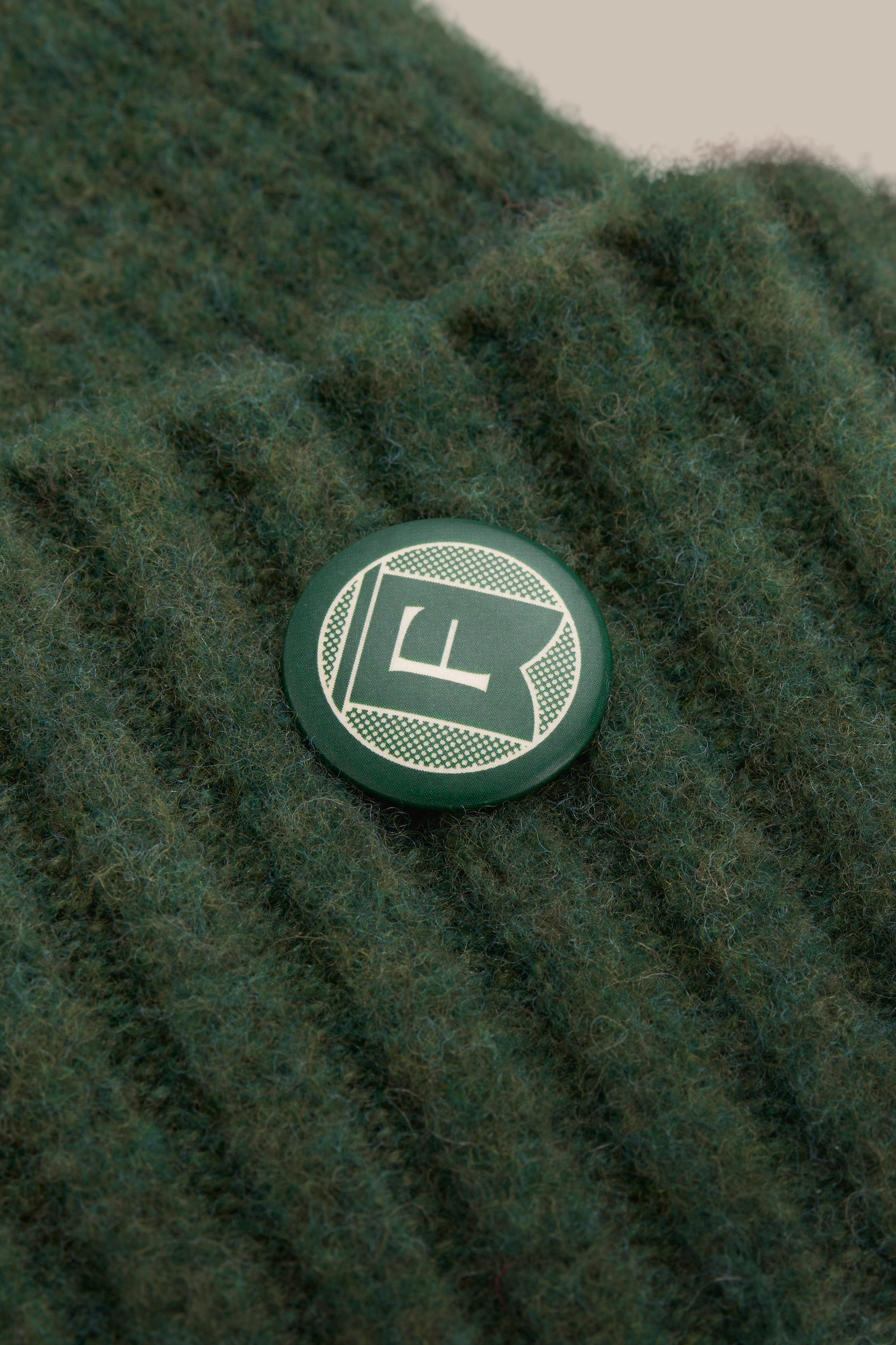 Fishtail Shaggy Beanie - Olive