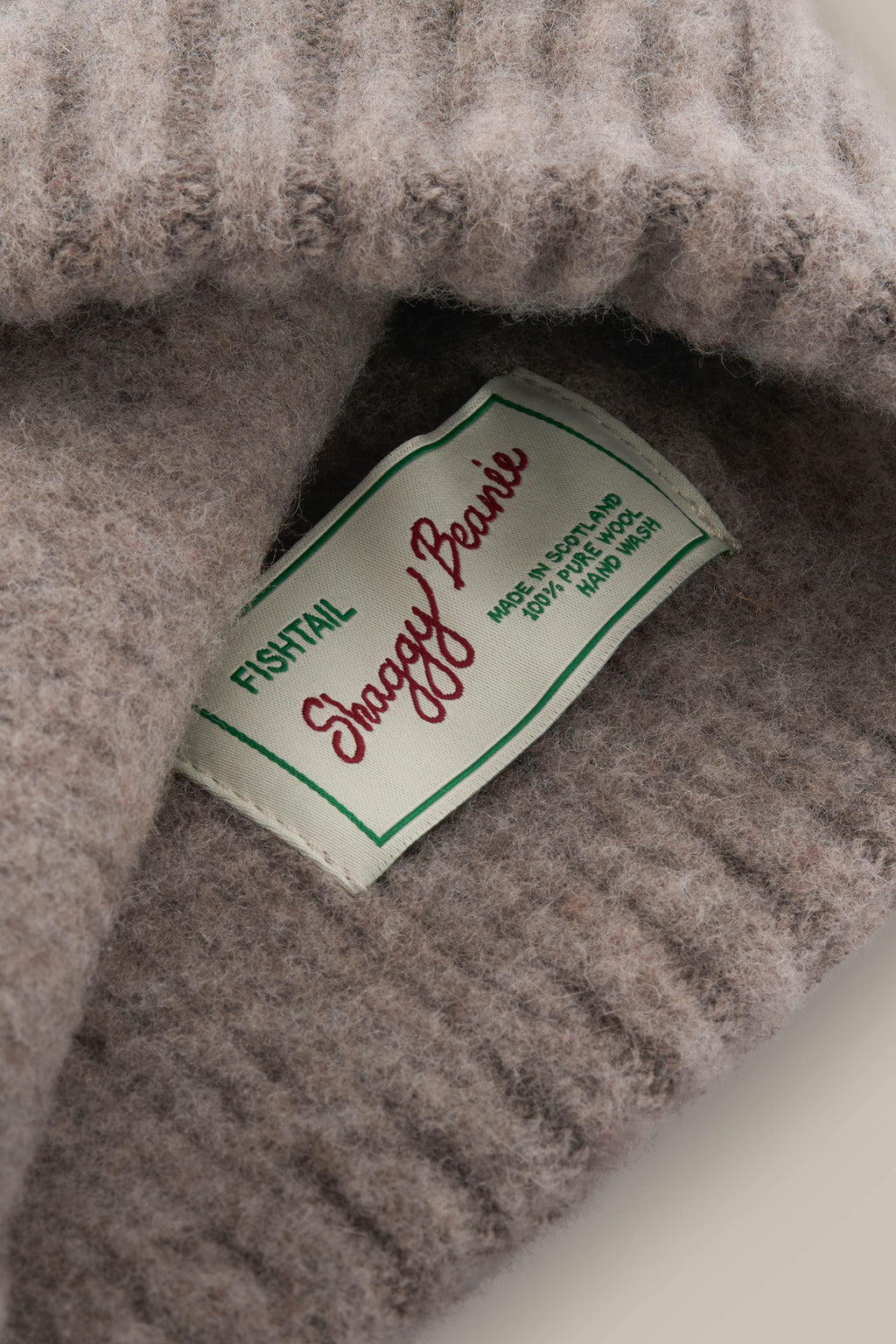 Fishtail Shaggy Beanie - Cliff