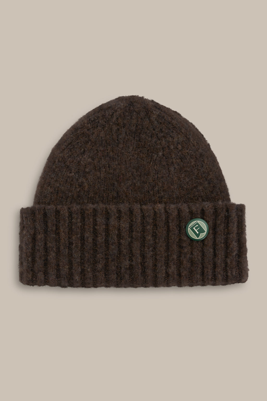 Fishtail Shaggy Beanie - Brown