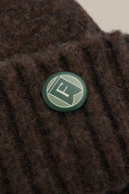 Fishtail Shaggy Beanie - Brown