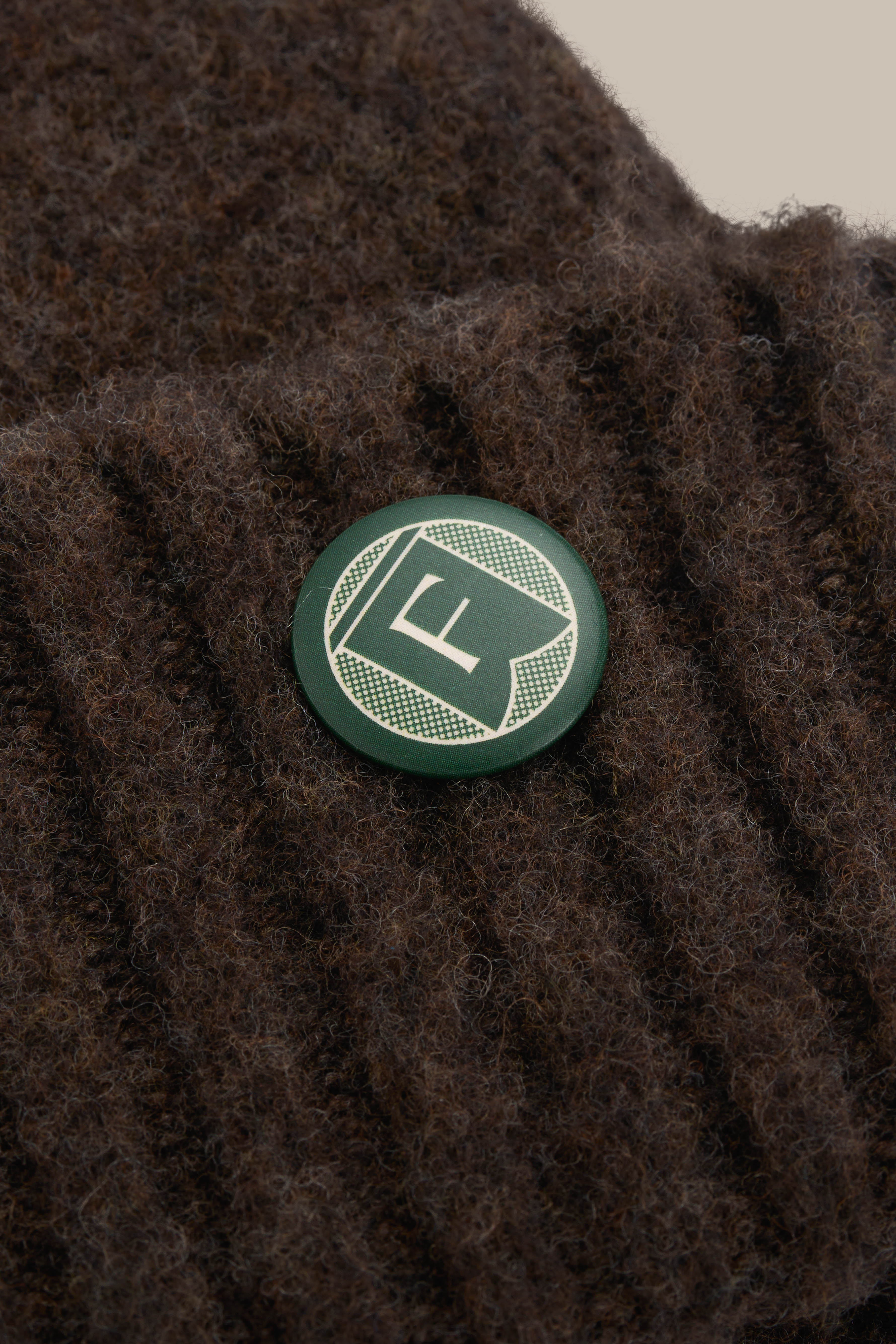 Fishtail Shaggy Beanie - Brown