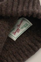 Fishtail Shaggy Beanie - Brown