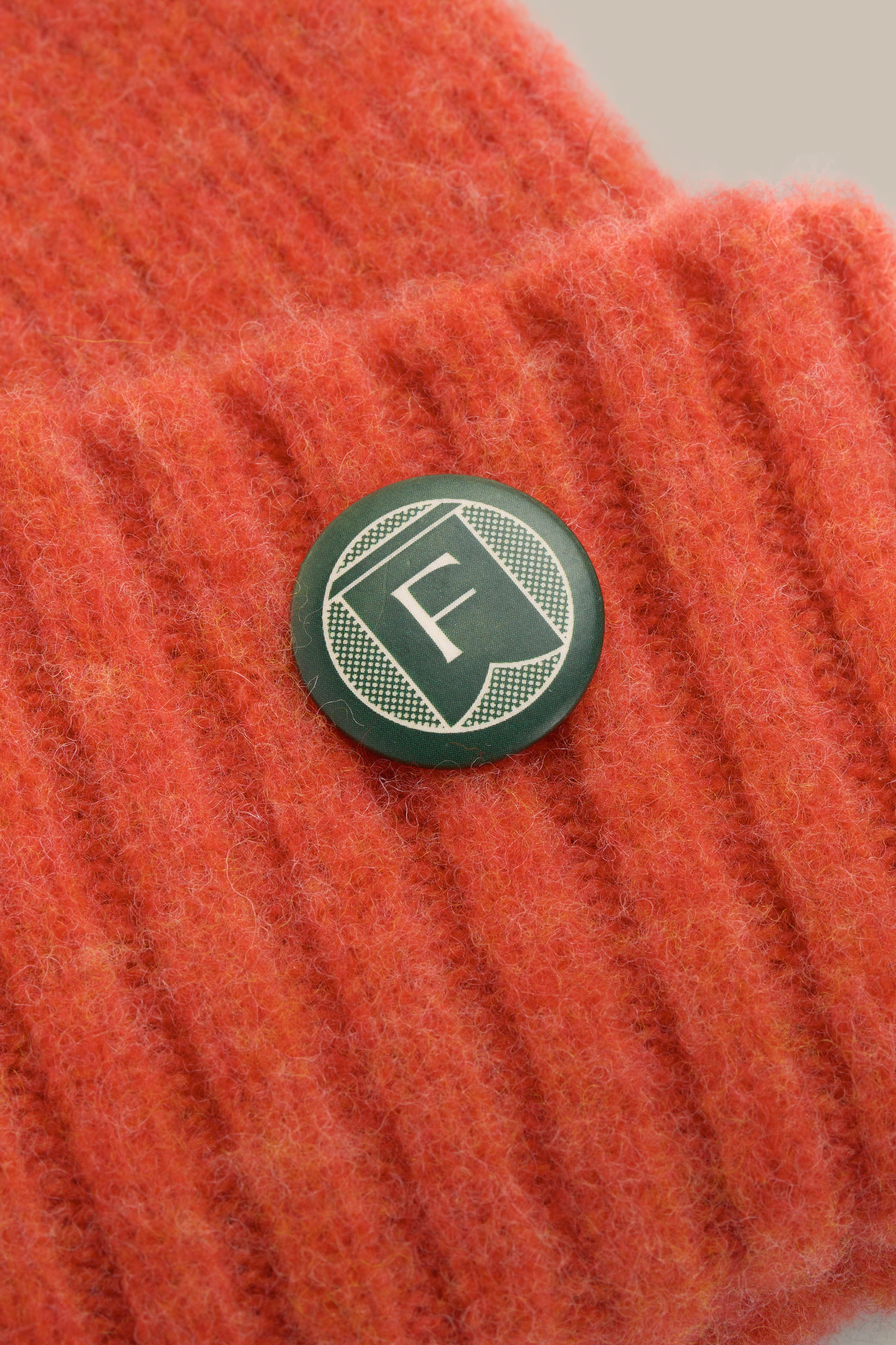 Fishtail Shaggy Beanie - Fire