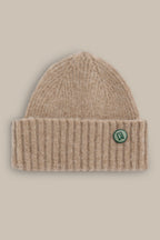 Fishtail Shaggy Beanie - Camel