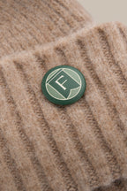 Fishtail Shaggy Beanie - Camel